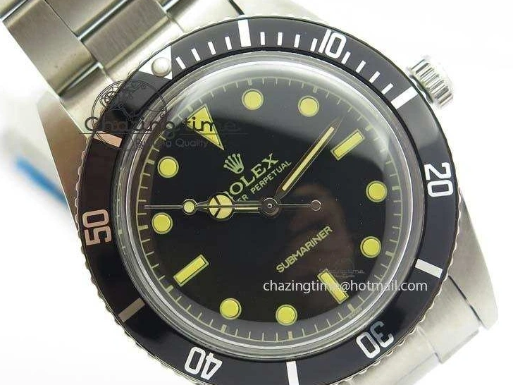 1223 Vintage 1680 Submariner No Date SS Black Dial On SS Bracelet A Timeless 3853